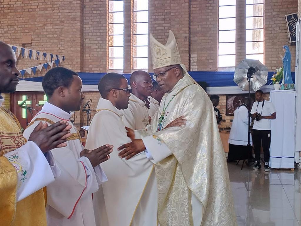 A Day of Spiritual Milestones in Butare: Bishop Philippe Rukamba Ordains New Clergy and Celebrates Jubilees