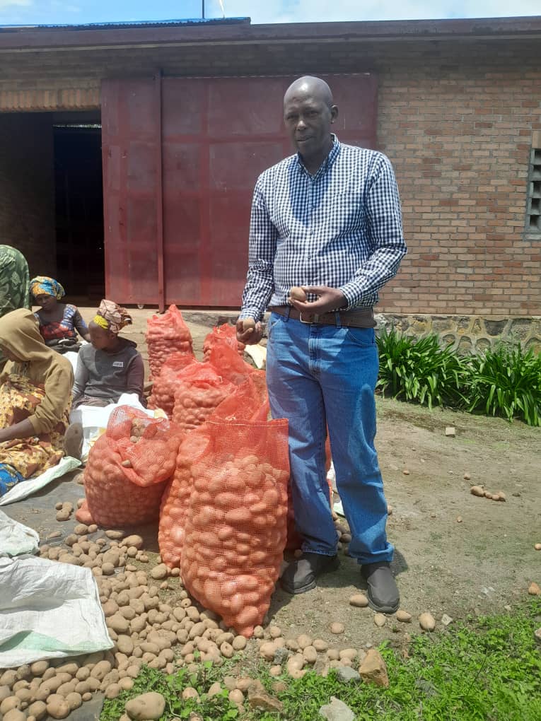 Visit to the Irish Potato Seeds Multiplication Center in Ruhengeri Diocese